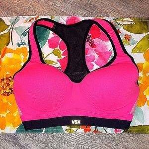 32D padded hot pink barbie VS sports bra